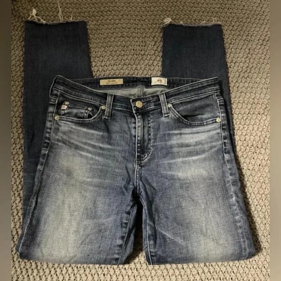 AG ADRIANO GOLDSCHMIED AGED 49 PRIMA MID-RISE CIGARETTE JEANS USA 27 - Picture 6 of 12